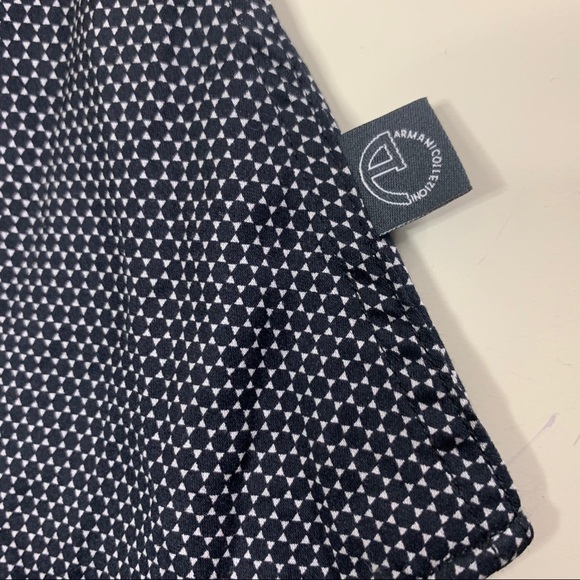 Armani Collezioni Button Down Dress Shirt Slim Fit Black Men’s Size Medium - Picture 3 of 6